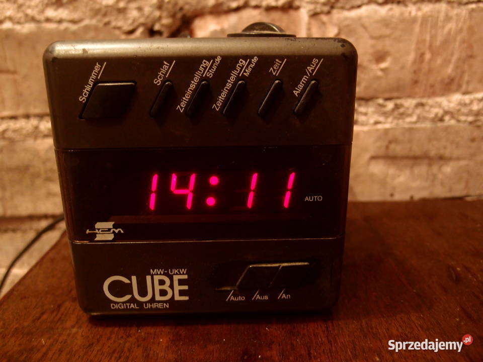 Radiobudzik CUBE niemieckiej firmy HCM łódzkie Łódź sprzedam