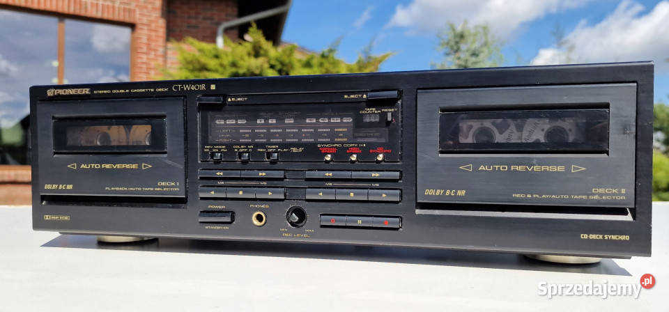 Magnetofon catette deck Pioneer CTW401R CT W 401 Międzychód