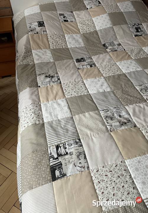 Narzuta patchwork 150205 Beżowa brązowy Olsztyn