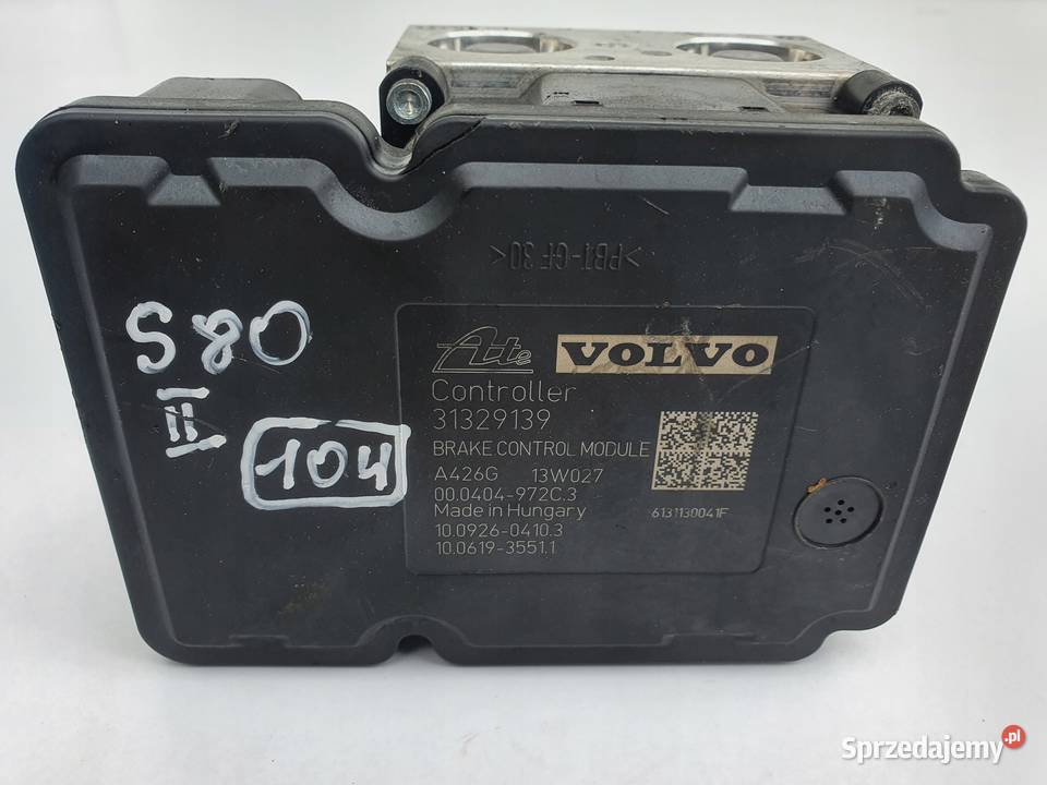 Volvo V70 III S80 II POMPA ABS Sterownik lubelskie Janów