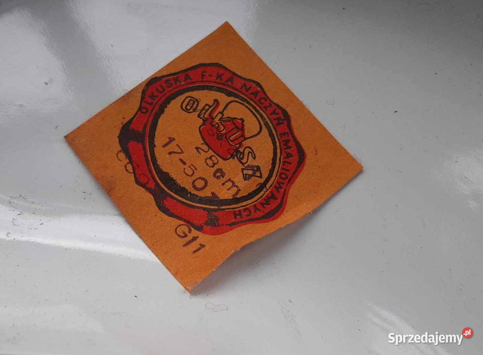 PRL nowa Medyczna miska nerkowata 22 OLKUSZ Łódź sprzedam