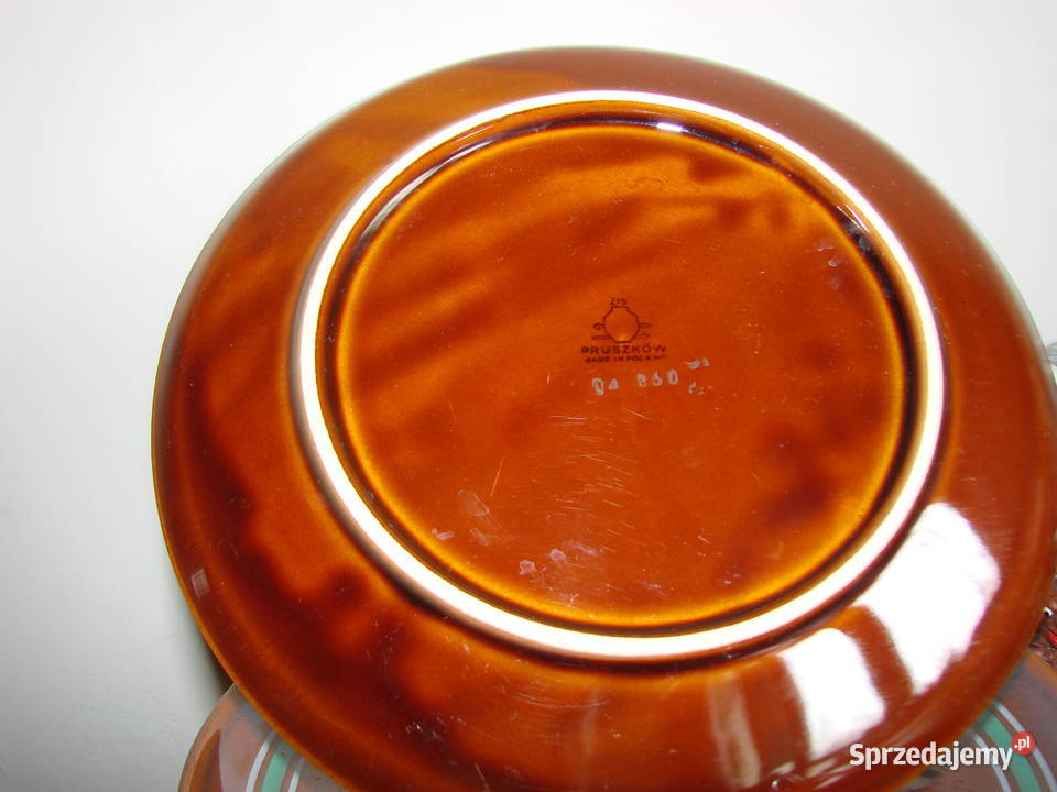 Porcelit Pruszków talerz obiadowy PRL 4 Pruszcz Gdański