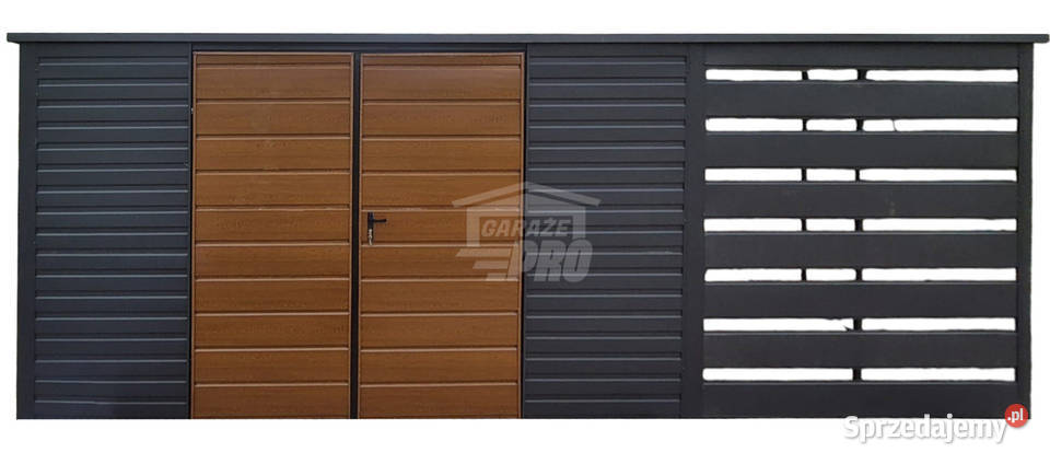 Schowek Domek Ogrodowy 4x3m wiata 2m Brama okno Gdynia