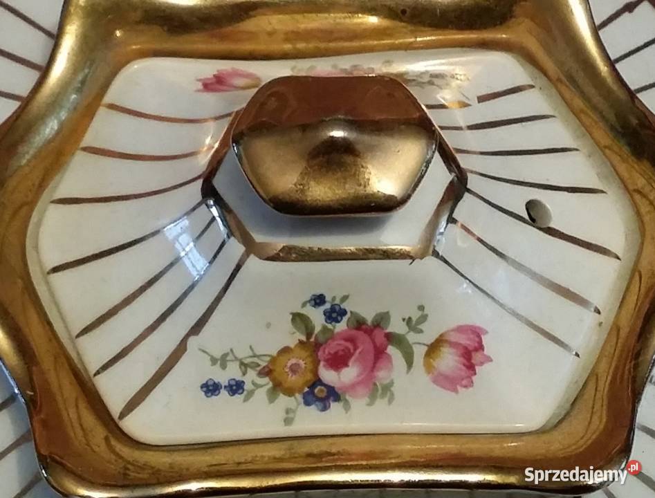 Czajnik stary angielski Arthur Wood złocony Art Kraków