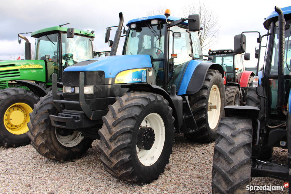 Holland TM 190 tur trima pneumatyka Ciągniki podlaskie Sokoły