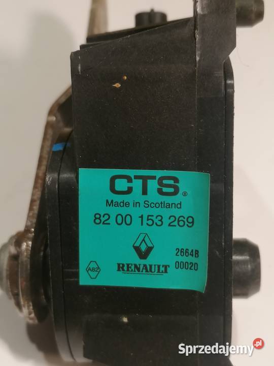 potencjometr gazu 8200153269 1519dci Renault osobowe sprzedam