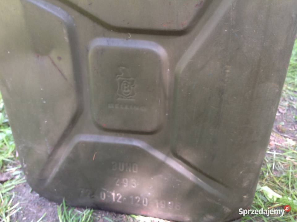 Stary Karnister na benzyne 20 L 1974 lubuskie Nowa Sól