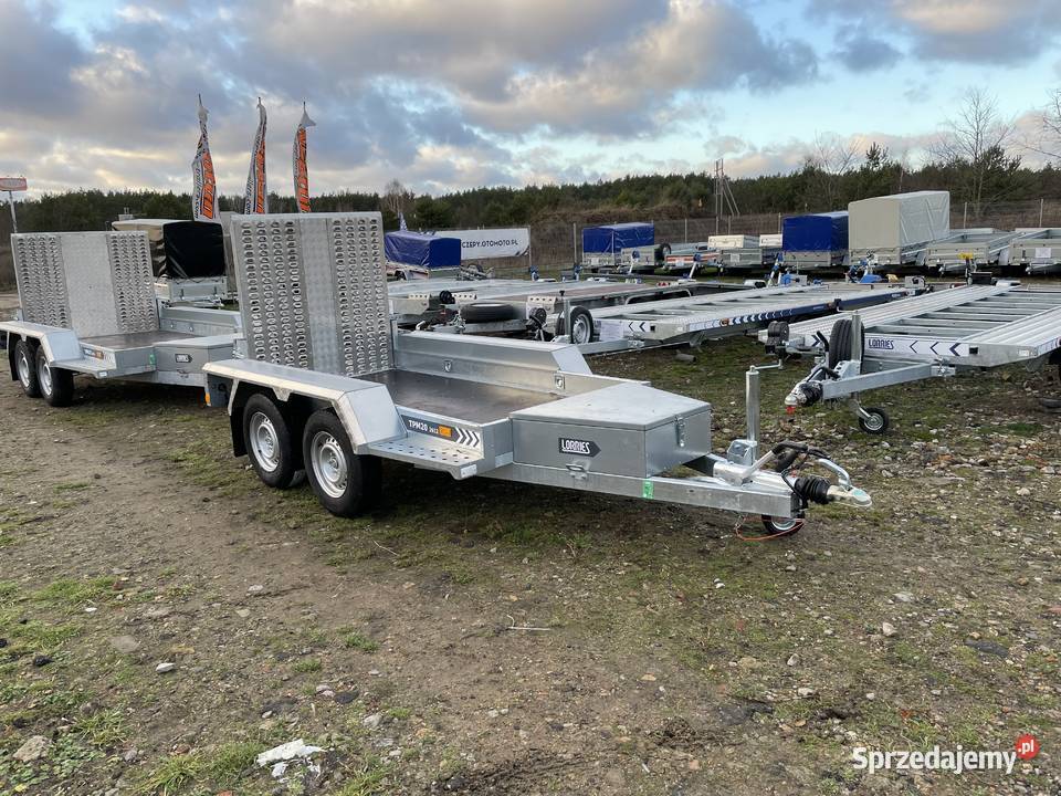Przyczepa pod minikoparkę LORRIES 2700DMC 3x15 Rok produkcji 2021