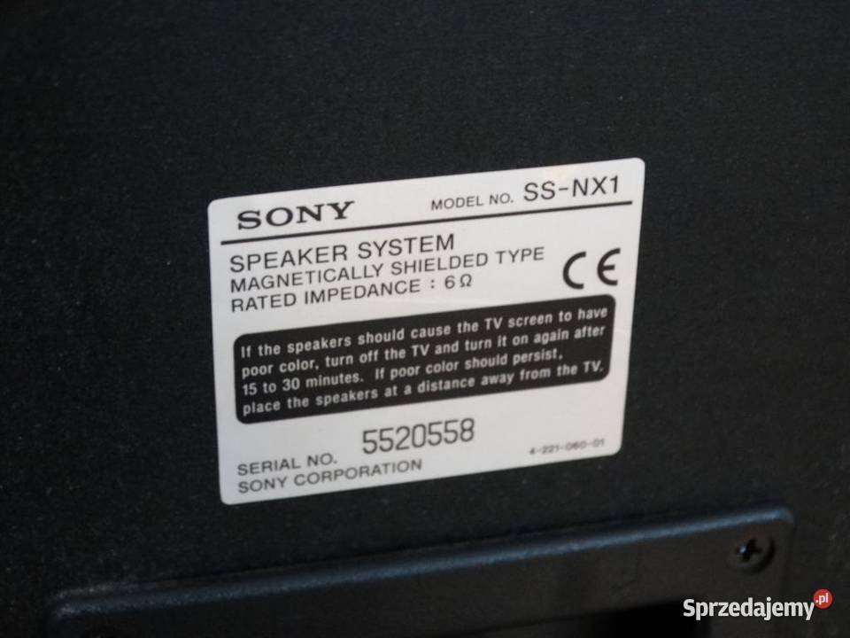 Kolumny Sony SSNX1 mocne i sprawne WYSYŁKA Jasło