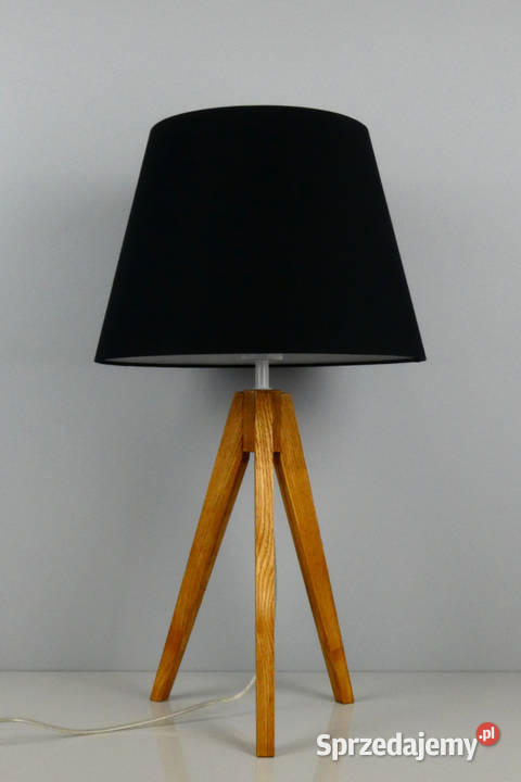 Lampa biurkowa BUNGENAS skandynawski drewno buk Nowe