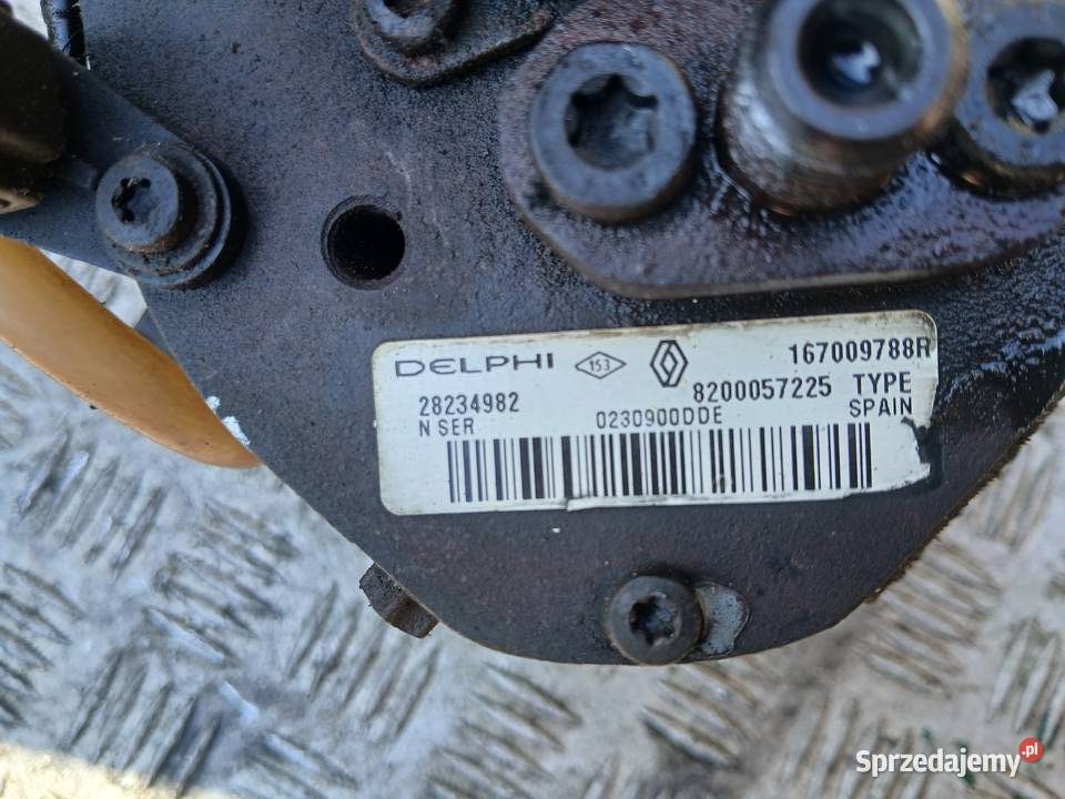 Pompa wtryskowa 167009788R Nissan Renault 15 DCI małopolskie Radłów