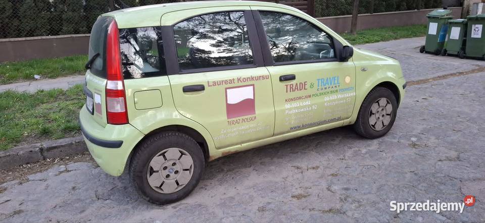 Fiat Panda II 11 2004r Benzynka Łódź