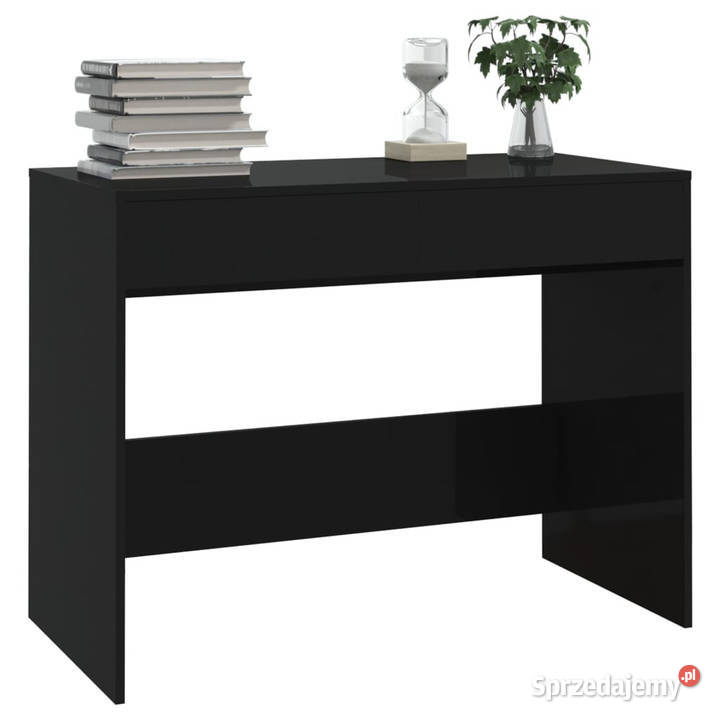 Biurko czarne 101x50x765 materiał drewnopochodny Warszawa sprzedam