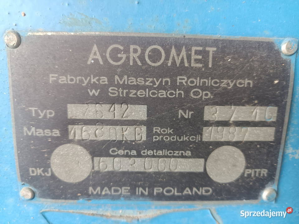 Kombajn ziemniaczany karlik Kopaczki Miechów