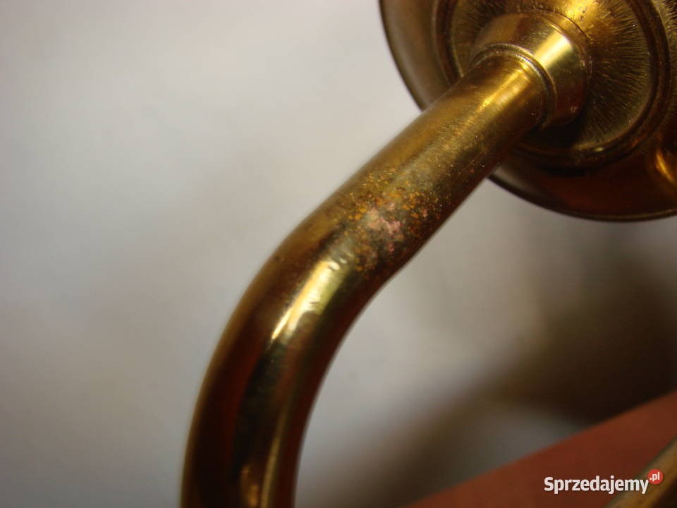 stary mosiężny kinkiet Pruszcz Gdański