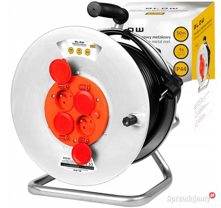 PRZEDŁUŻACZ BĘBNOWY 50m Ogrodowy 3x 25mm podlaskie Białystok