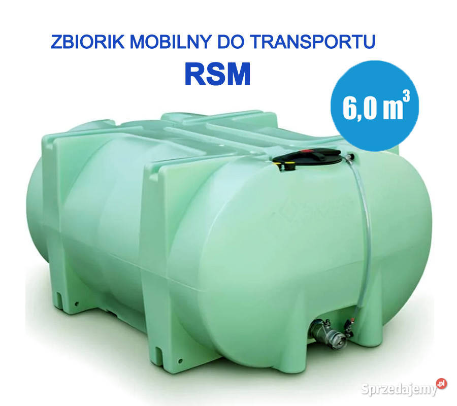 ZBIORNIK MOBILNY NA RSM 6000L Poznań