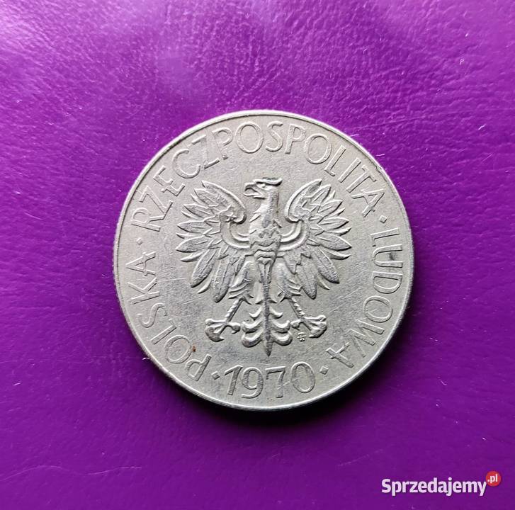 Moneta PRLu 10 ZŁOTYCH 1970 KOŚCIUSZKO Ładna 2 mazowieckie Pruszków
