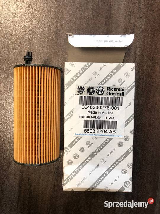 Filtr oleju silnika 28 CRD Jeep Wrangler JK Oleju śląskie Kozy
