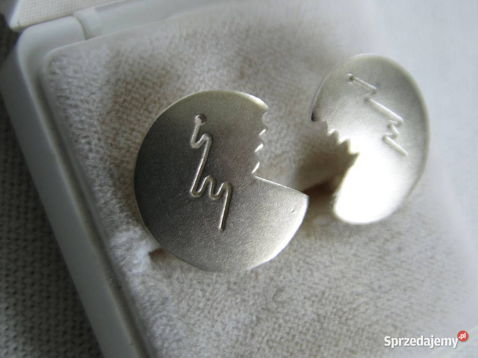 Modernistyczne kolczyki srebro 925 Warszawa
