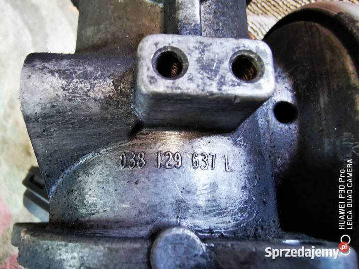 Zawór EGR 19 TDI Audi Seat VW Skoda 038 129 637