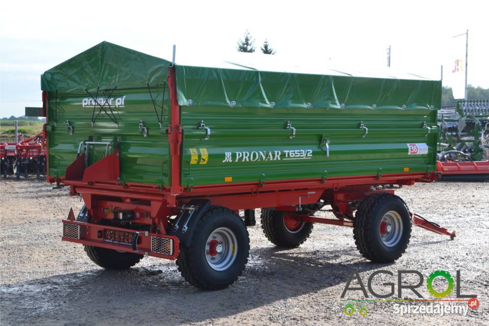Przyczepa PRONAR dwuosiowa T 6532 6t PT606 PT608 Mława