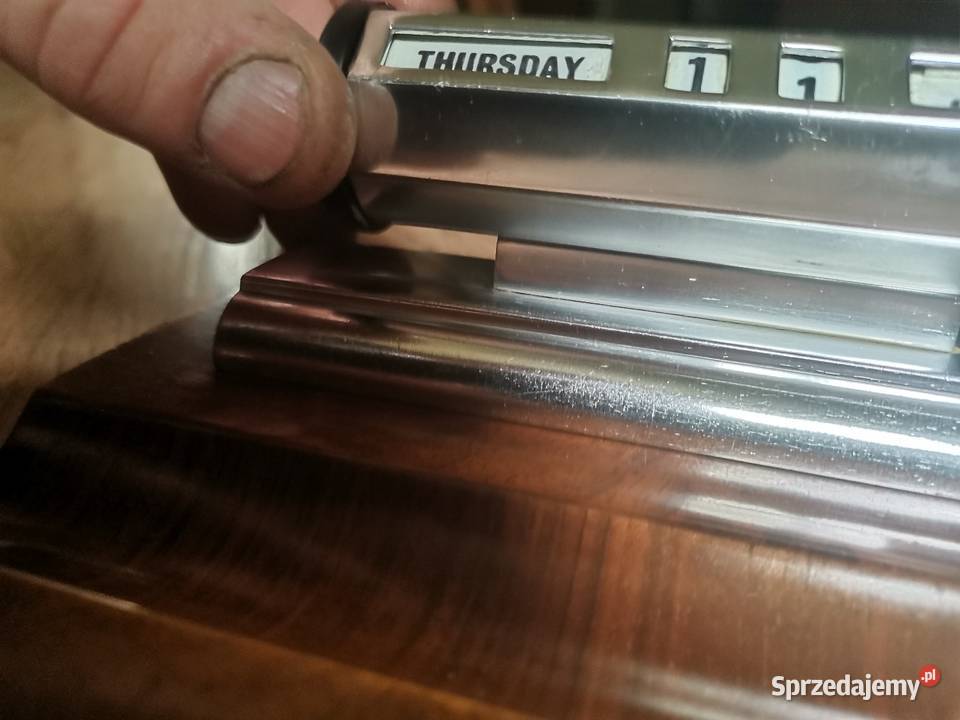 Stary kalendarz wieczny Art Deco