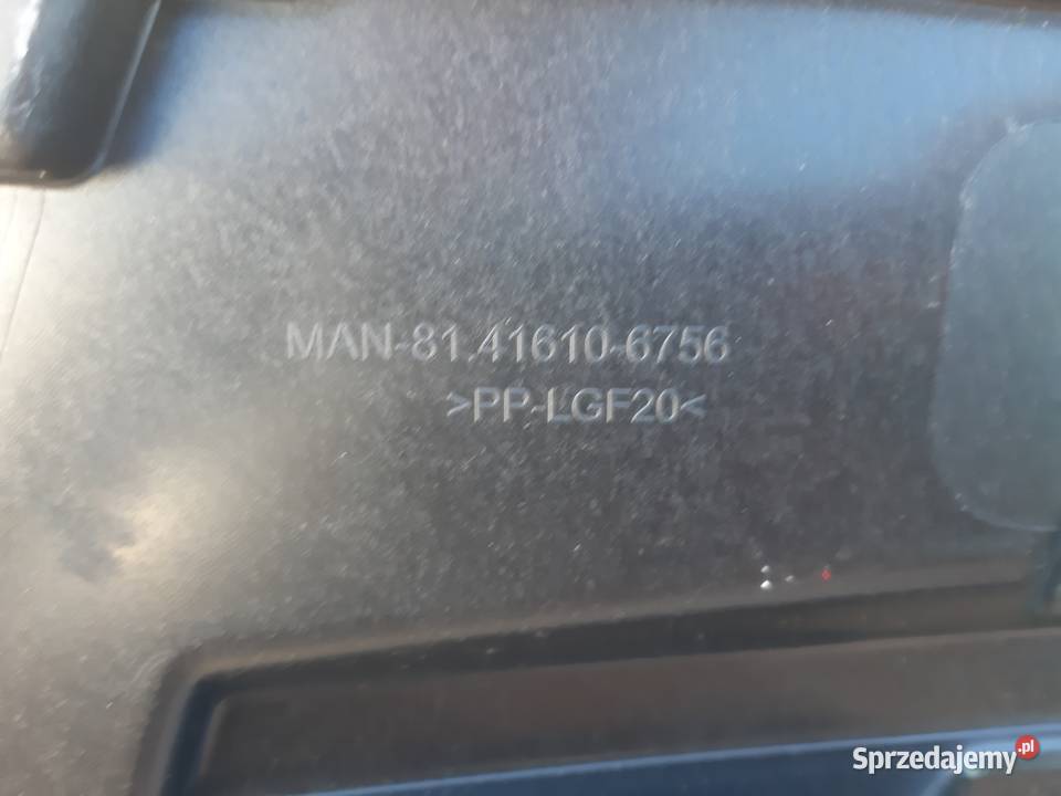 MAN TGX E6 NAROŻNIK ZDERZAKA PRAWY RAL 3000 Trzciel sprzedam