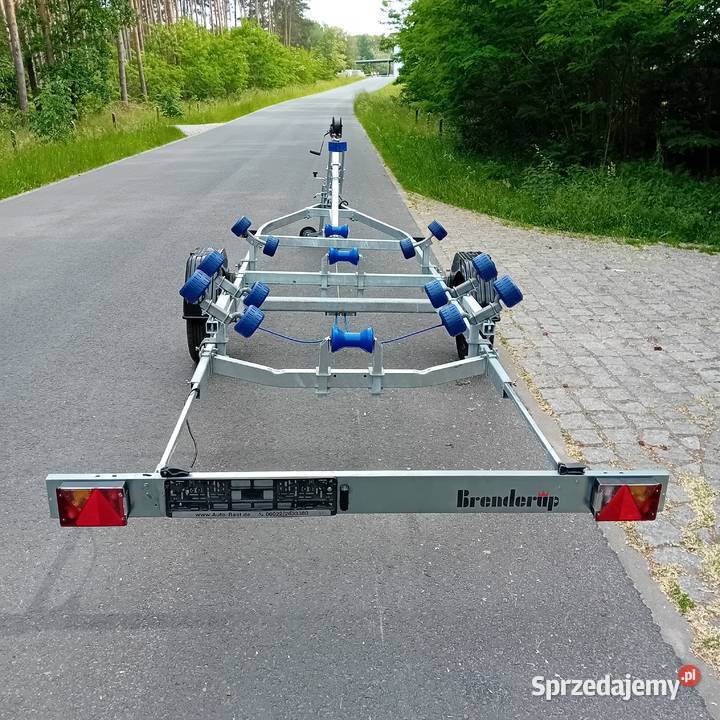 Nowa przyczepa podłodziowa hamowana portowa Pozostałe Szczecin
