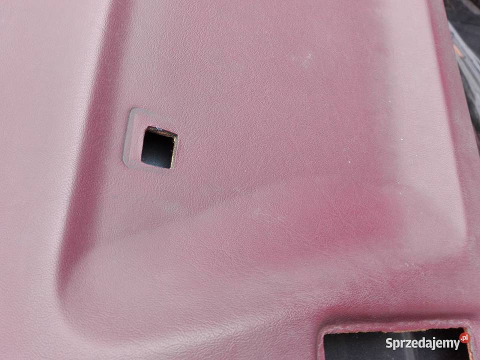 Mercedes 190 W201 tapicerka bordowa czerwona Skarżysko-Kamienna