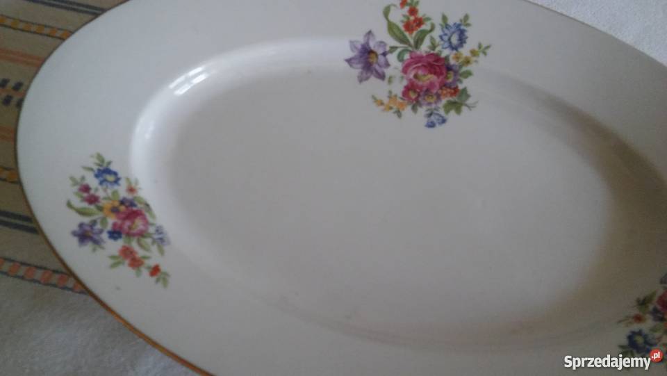talerz patera porcelanowy półmisek bogato pomorskie Gdańsk