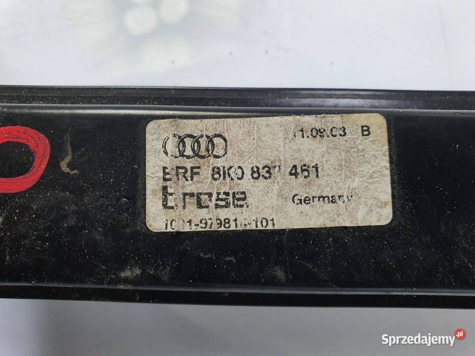 PODNOŚNIK SZYBY LP AUDI A4 B8 8K0837461 Lipno sprzedam