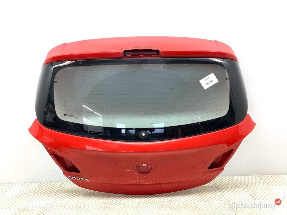 KLAPA TYŁ Z547 OPEL CORSA E Hatchback Magmarot