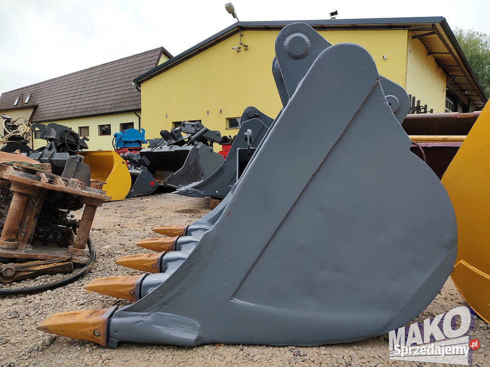 Łyżka 160 do koparki Miller fi 100 Duże zęby CAT Ostrowiec Świętokrzyski