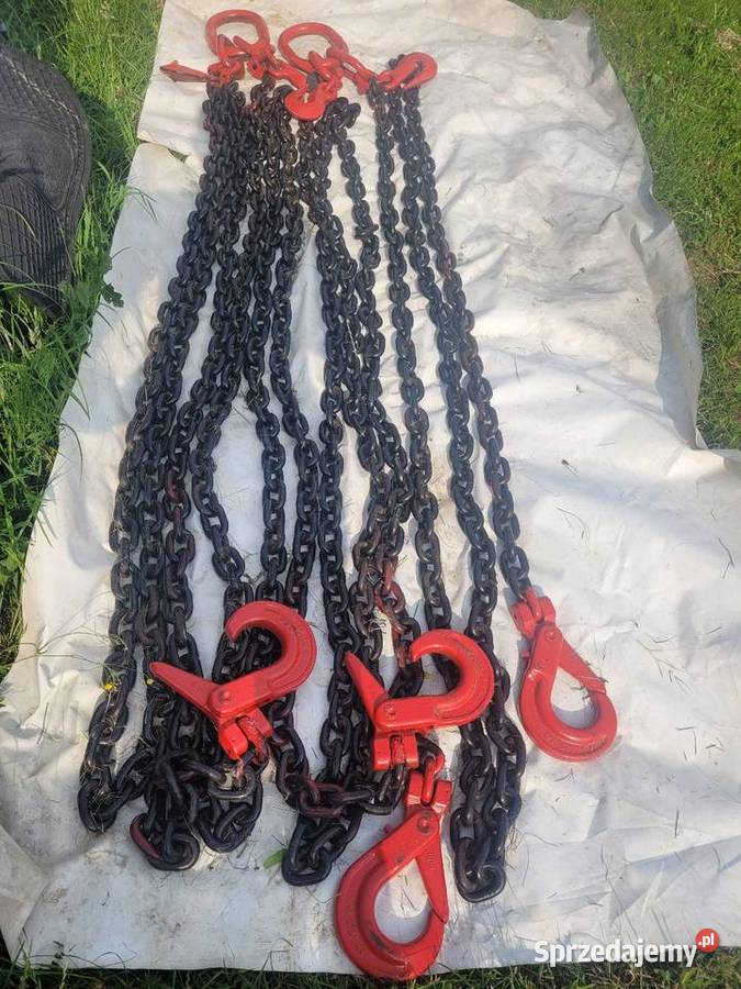 Zawiesie łańcuchowe 4 cięgnowe 25 ton 8 metra Jagodnia