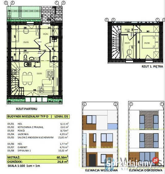 Mieszkanie 6056m2 4 pokoje Nowy Dwór Mazowiecki