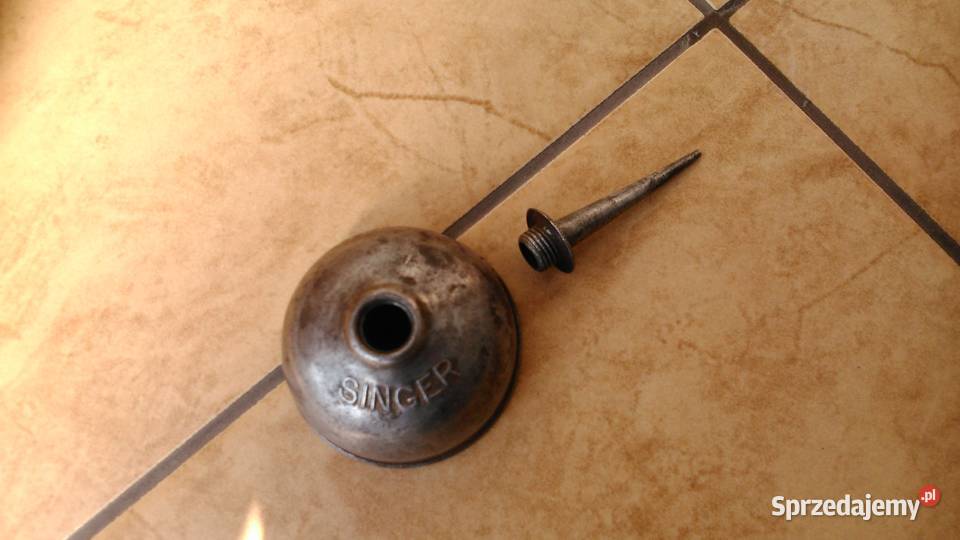 Stara oliwiarka do maszyny do szycia Singer
