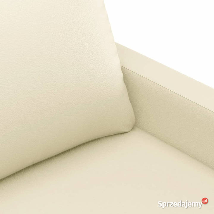 3osobowa sofa kremowa 180 sztuczna skóra Warszawa