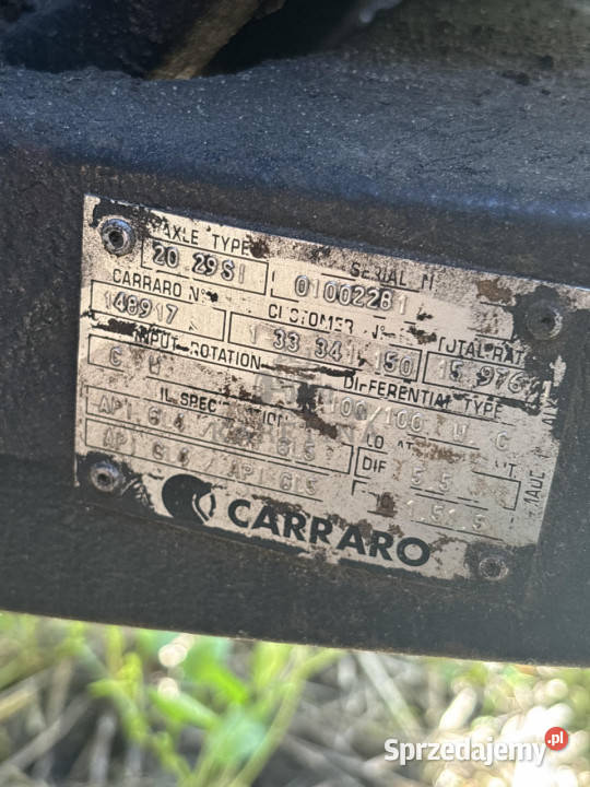 Most przedni Carraro 2029SI 148917 obudowa Jastrzębniki