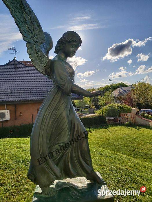 Rzeźba z brązu Anioł H130 Szczecin