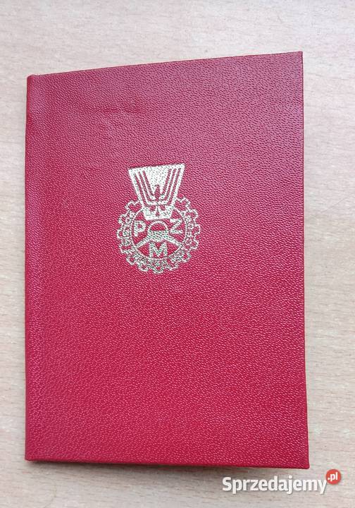 Legitymacja i odznaka PZM ot Nakło nad Notecią