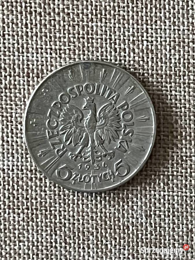 Moneta Srebrna 5 1936 Skarżysko-Kamienna sprzedam
