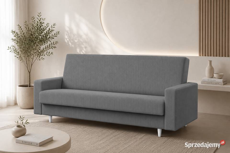 Sofa rozkładana BLANKA na sprężynach bonell 43cm wielkopolskie Kępno