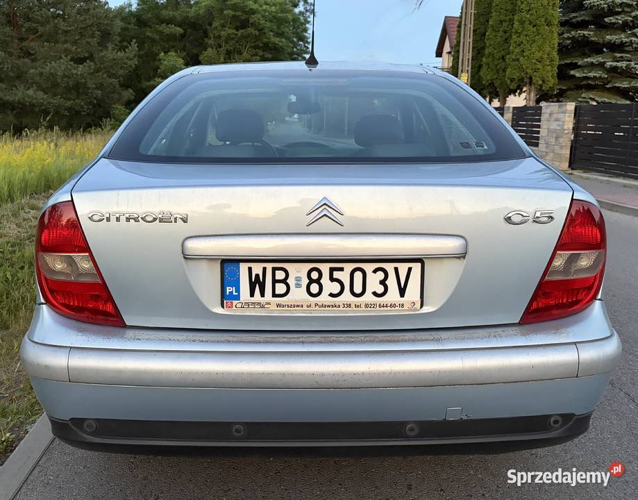 CITROEN C5 20 BENZYNA Bezwypadek Salon Polska elektrochrom. lusterko wst. Wieliszew