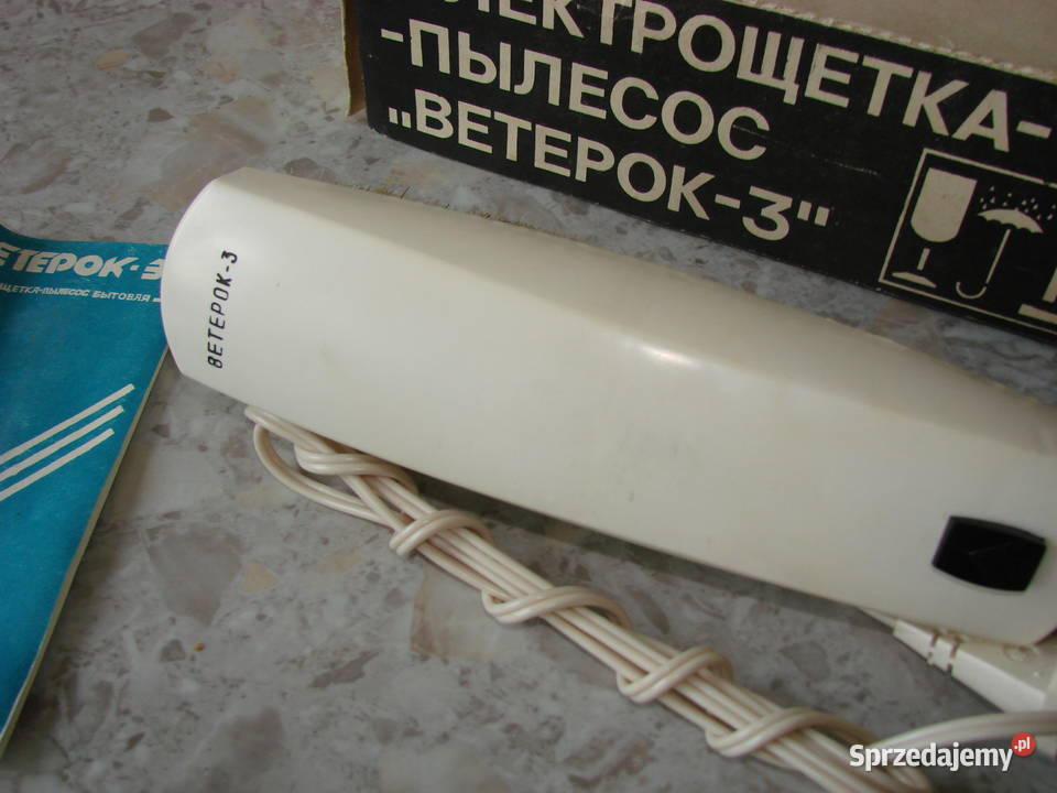 Wieterok3 elektroszczotka do ubrań CCCP Pruszcz Gdański sprzedam