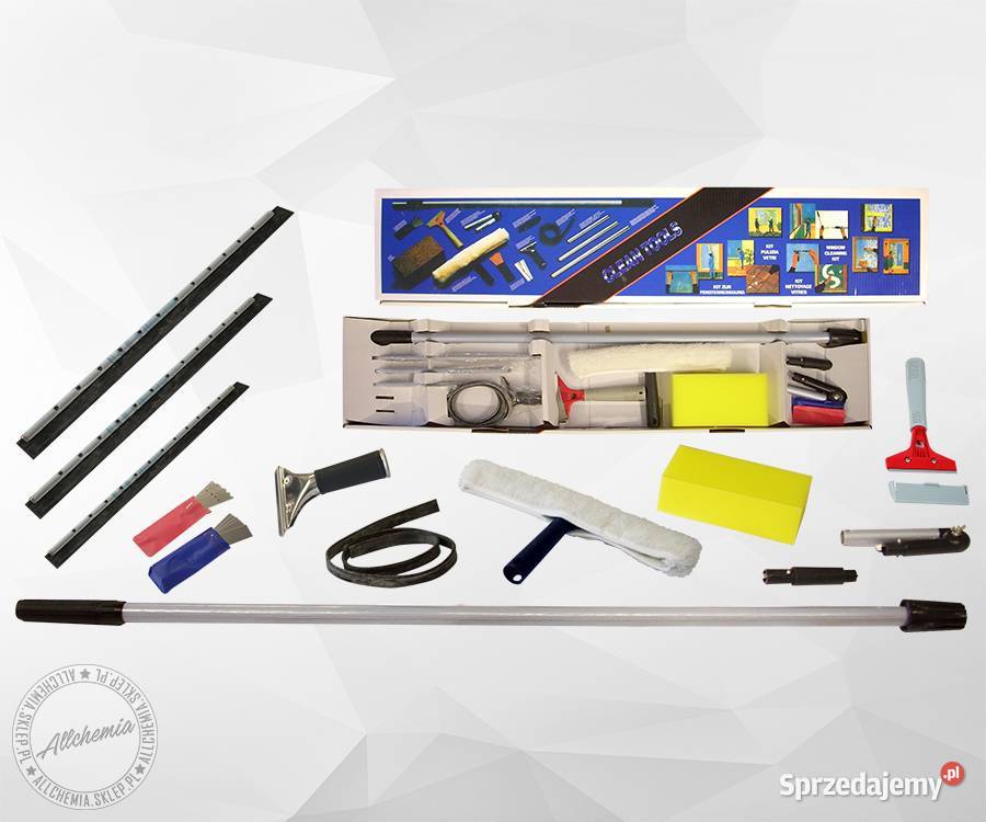 ZESTAW DO MYCIA OKIEN CZTERNASTOELEMENTOWY Łódź