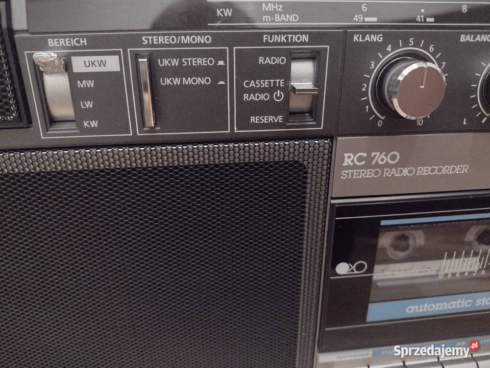 Radiomagnetofon Telefunken RC760 z Bluetooth TOP pomorskie Żukowo