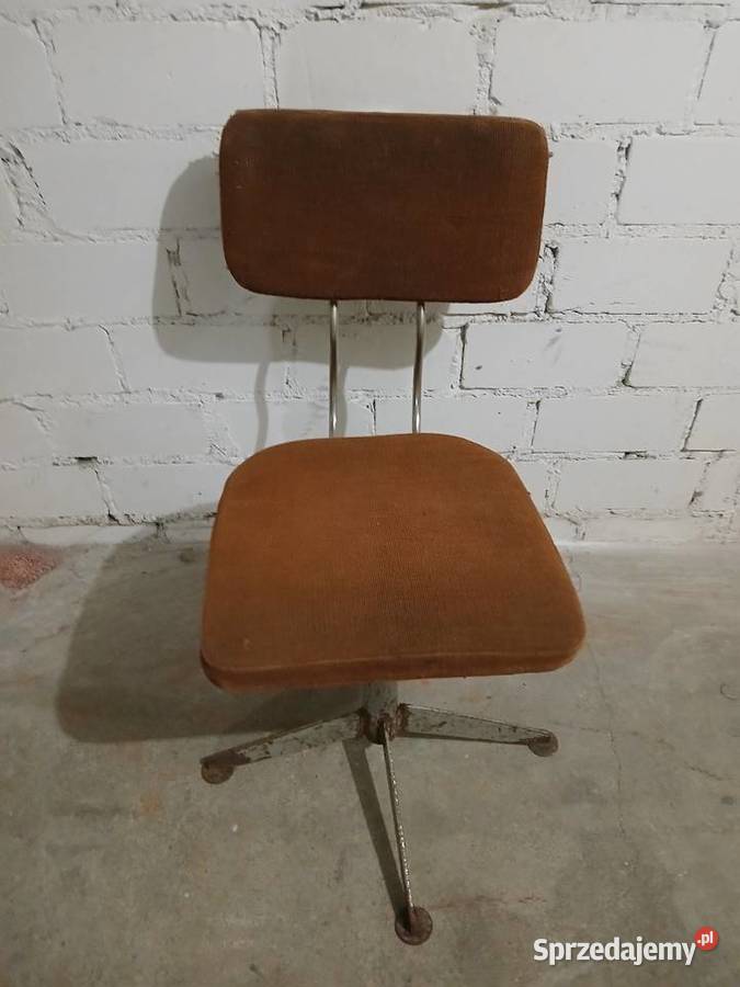 Krzesło obrotowe PRL łódzkie Łódź