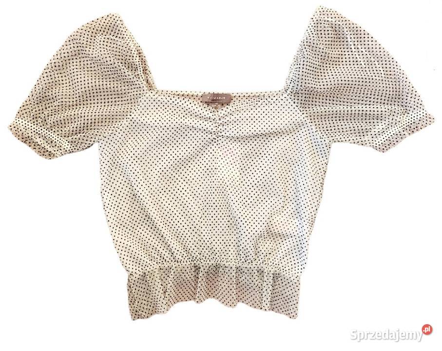 PRIMARK bluzka siateczka koronka top w groszki Kalisz sprzedam