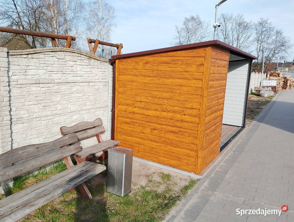 Mały Garaż Blaszany Schowek na Narzędzia Wiatka Grodzisk Wielkopolski sprzedam